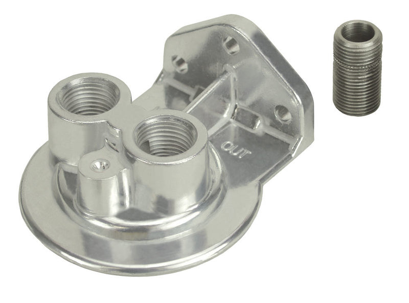 Derale Ports-Up Filter Mount 1/2in NPT
