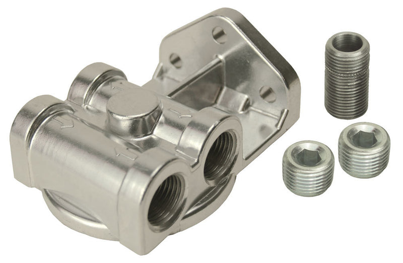 Derale Side-Ports Filter Mount 1/2in NPT