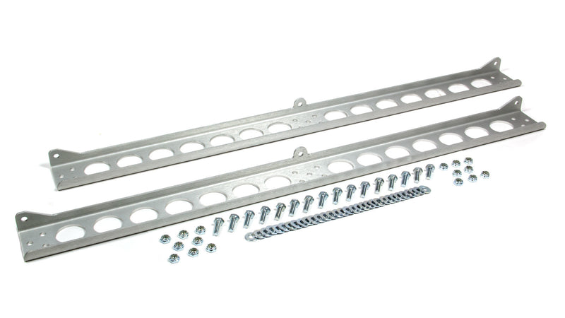 Derale Dual Cooler Mounting Brackets Aluminum