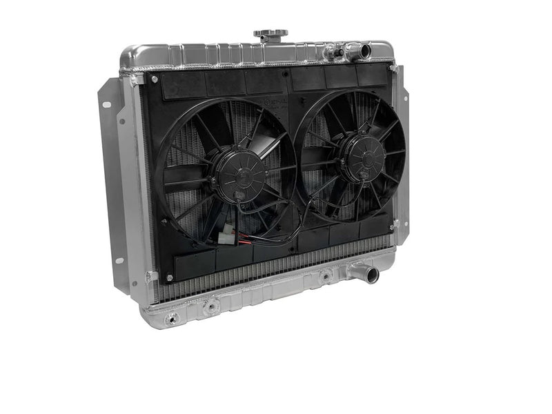 Dewitts Radiator Radiator w/Fans Impala LS 65-70 Auto Trans Raw