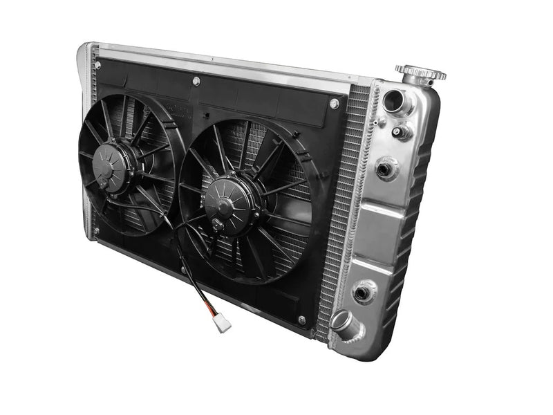 Dewitts Radiator Radiator w/Fans C-10 Trk LS 67-72 Auto Trans Raw