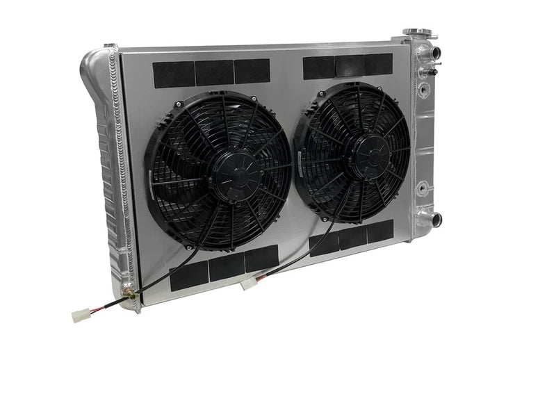 Dewitts Radiator Radiator w/Fans C-10 Trk LS 73-86 Trans Raw