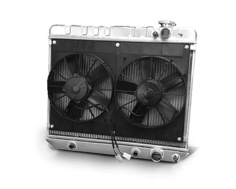 Dewitts Radiator Radiator w/Fans Nova LS 73-74 Auto Trans Raw