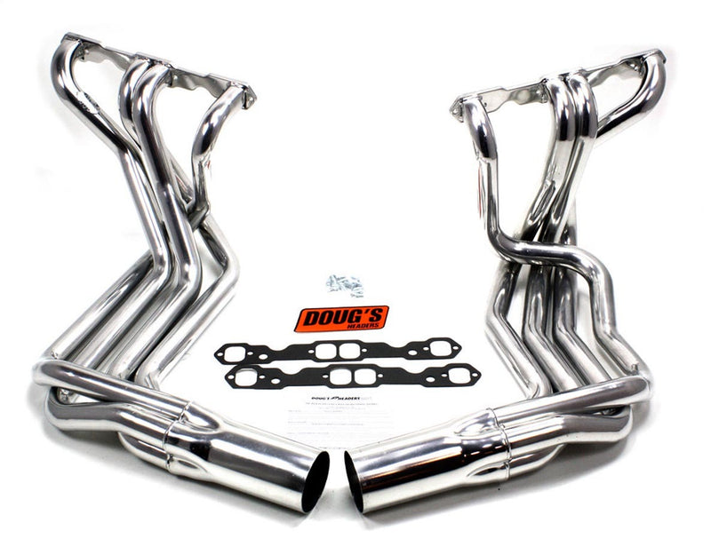 Dougs Headers SBC Side Mount Headers - Silver - 63-82 Vette