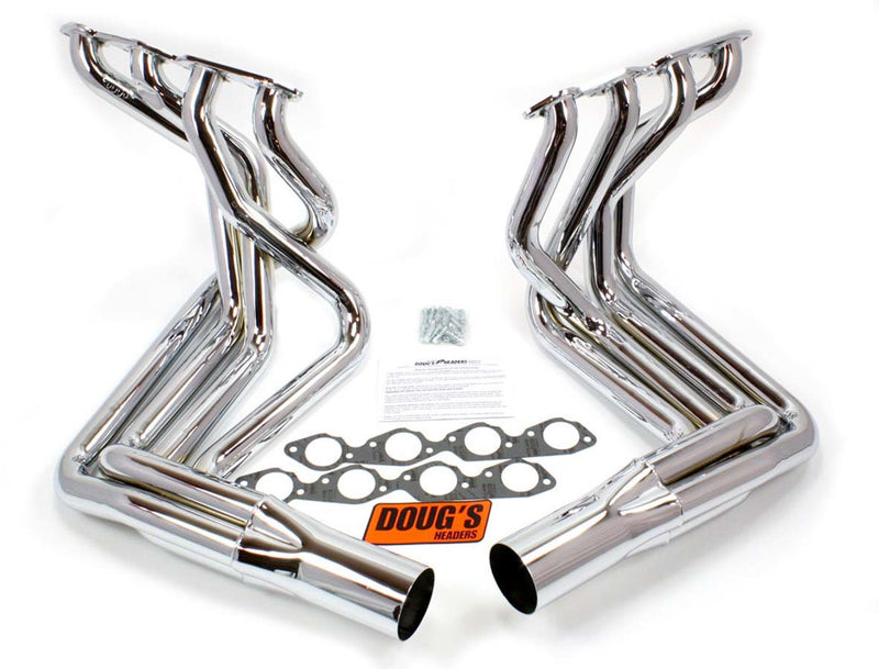 Dougs Headers BBC Side Mount Headers - Chrome - 63-82 Vette