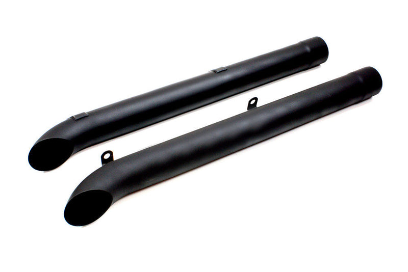 Dougs Headers Side Pipes - Black (Pair)