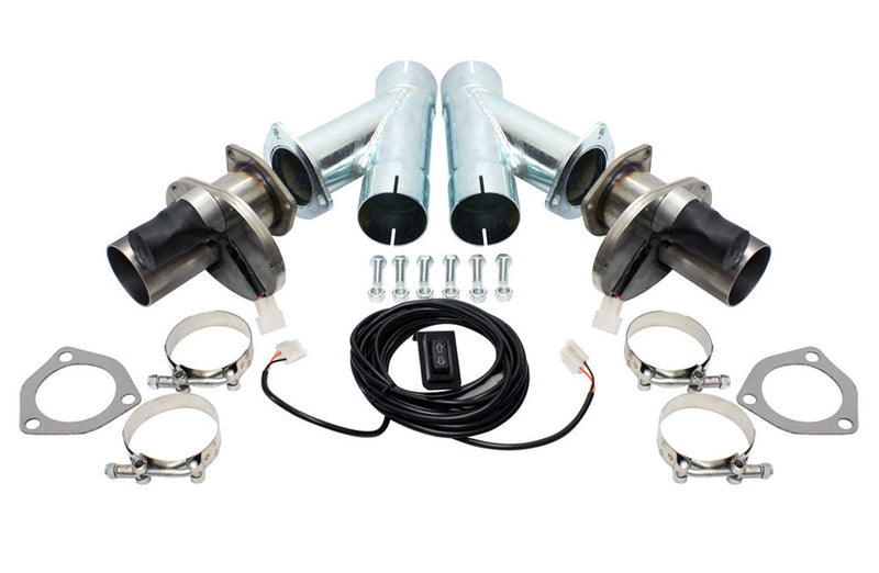 Dougs Headers 2.5in Exhaust Cutout Kit Electric (pair)
