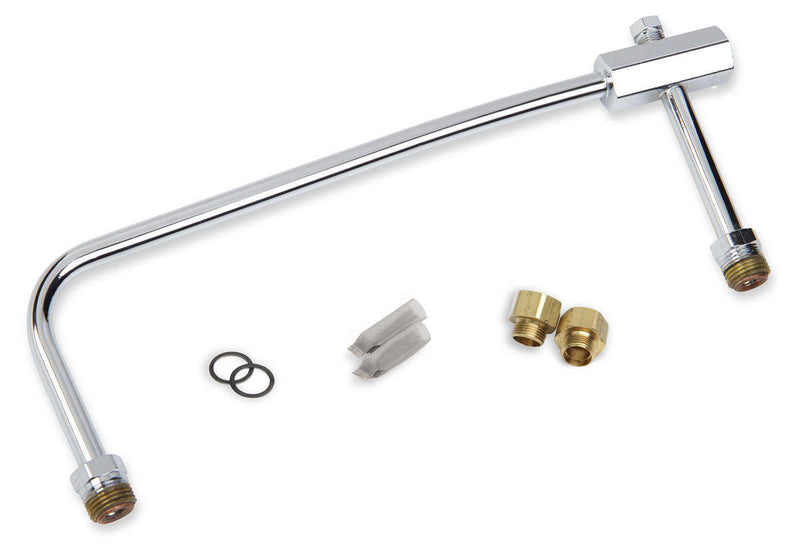 Demon Carburetion Chrome Fuel Line