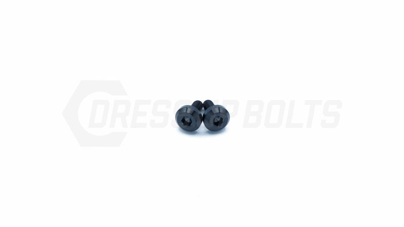 Dress Up Bolts Titanium Hardware Fuel Door Kit - Dodge Charger (2015+)