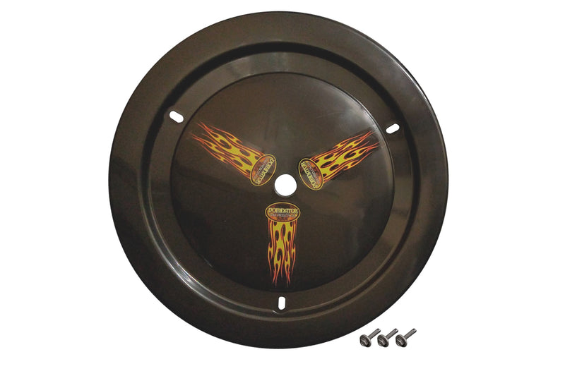 Dominator Race Products Wheel Cover Bolt-On Black Real Style