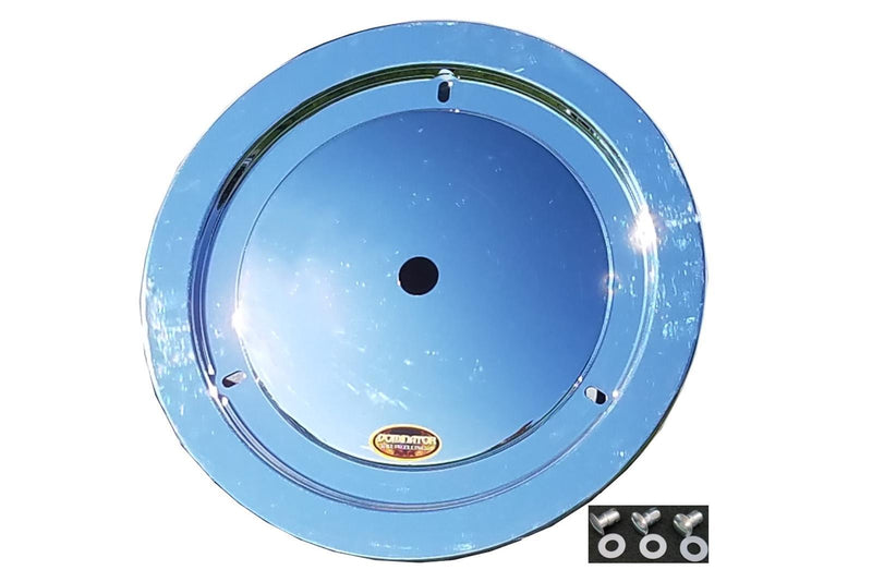 Dominator Race Products Wheel Cover Bolt-On Chrome Real Style