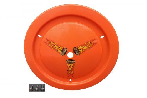 Dominator Race Products Wheel Cover Bolt-On Fluo Orange Real Style
