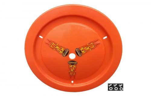 Dominator Race Products Wheel Cover Dzus-On Fluo Orange Real Style
