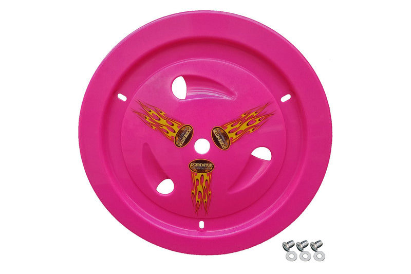 Dominator Race Products Wheel Cover Dzus-On Pink Real Style