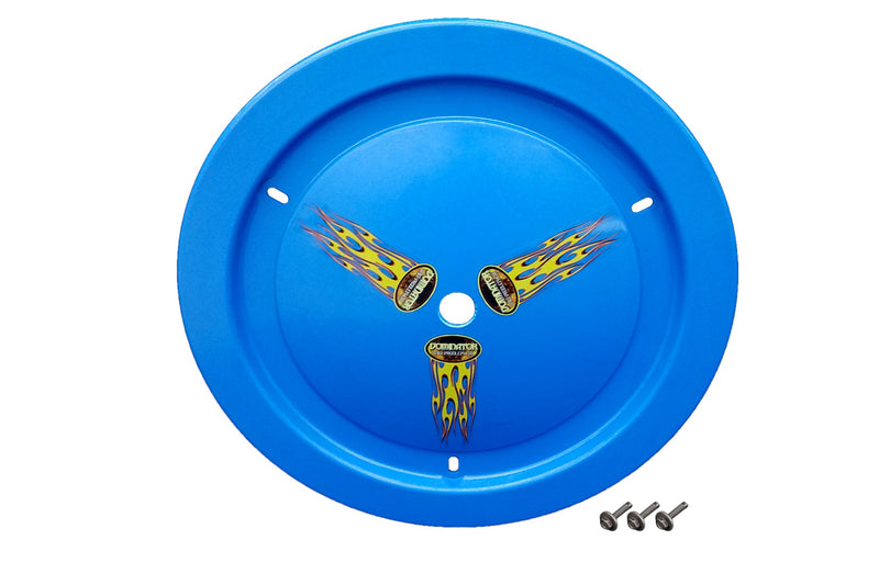 Dominator Race Products Wheel Cover Bolt-On Blue