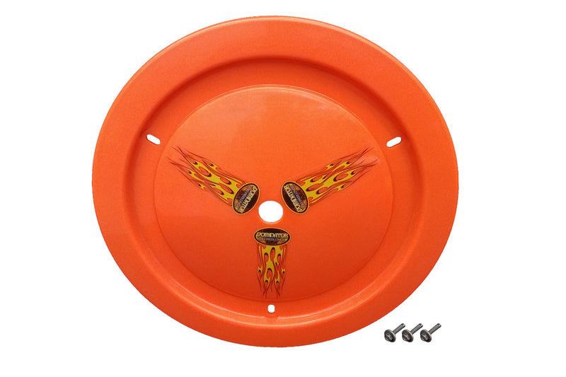 Dominator Race Products Wheel Cover Bolt-On Fluo Orange