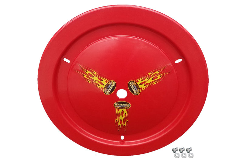 Dominator Race Products Wheel Cover Dzus-On Red