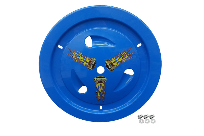 Dominator Race Products Wheel Cover Dzus-On Blue