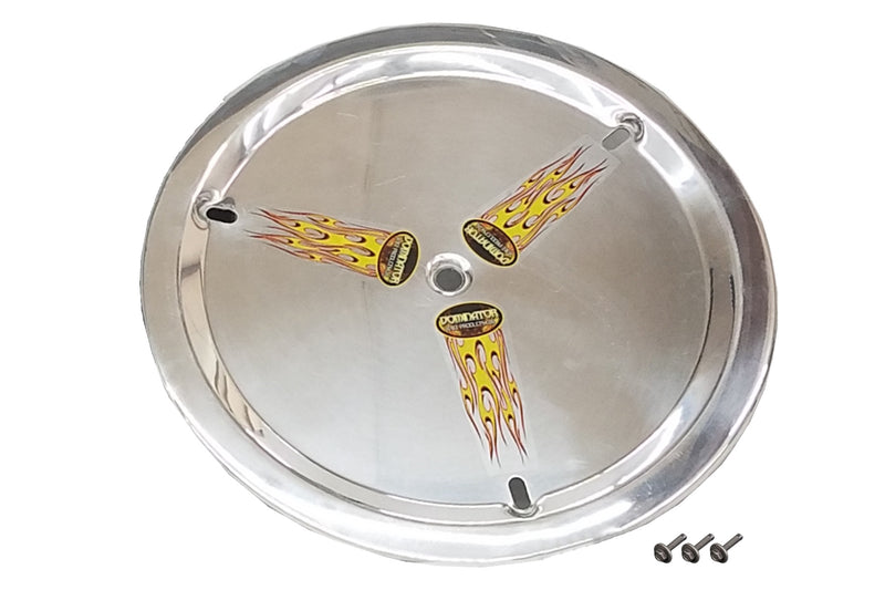 Dominator Race Products Wheel Cover Aluminum Bolt-On 15in Polished