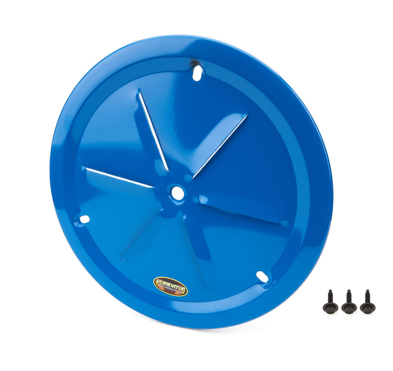 Dominator Race Products Wheel Cover Louver Vent Alum Bolt 15in Blue