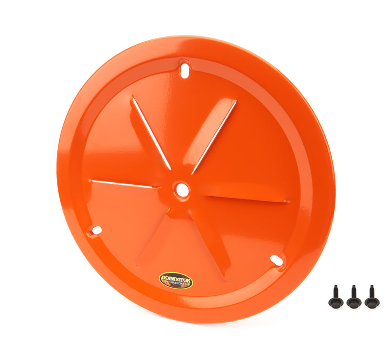 Dominator Race Products Wheel Cover Louver Vent Alum Bolt 15in Orange