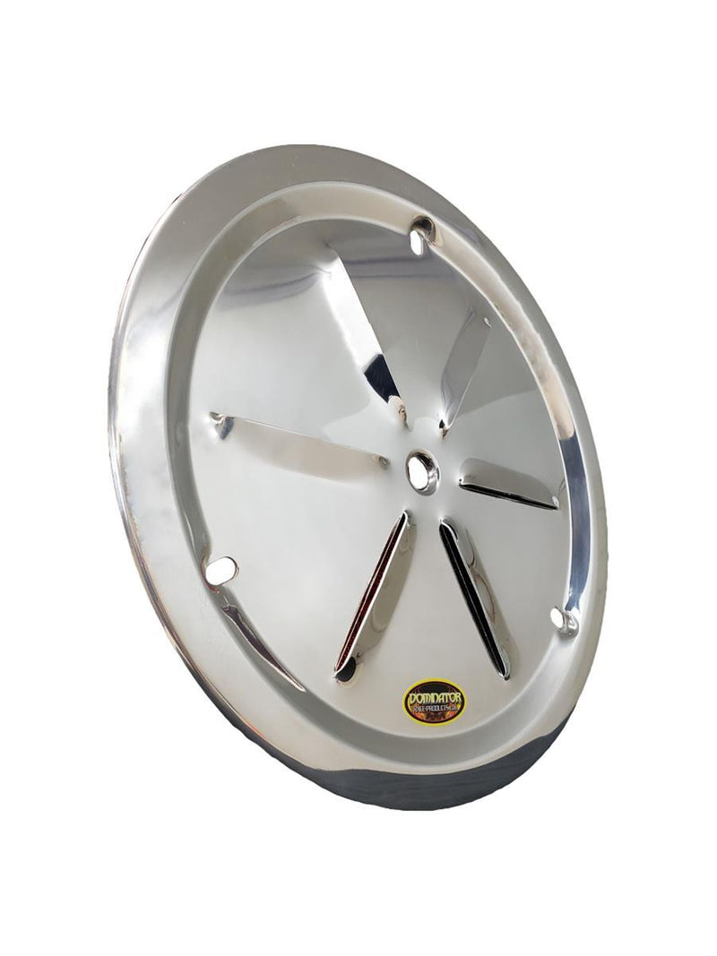 Dominator Race Products Wheel Cover Louver Vent Alum Bolt 15in Polished
