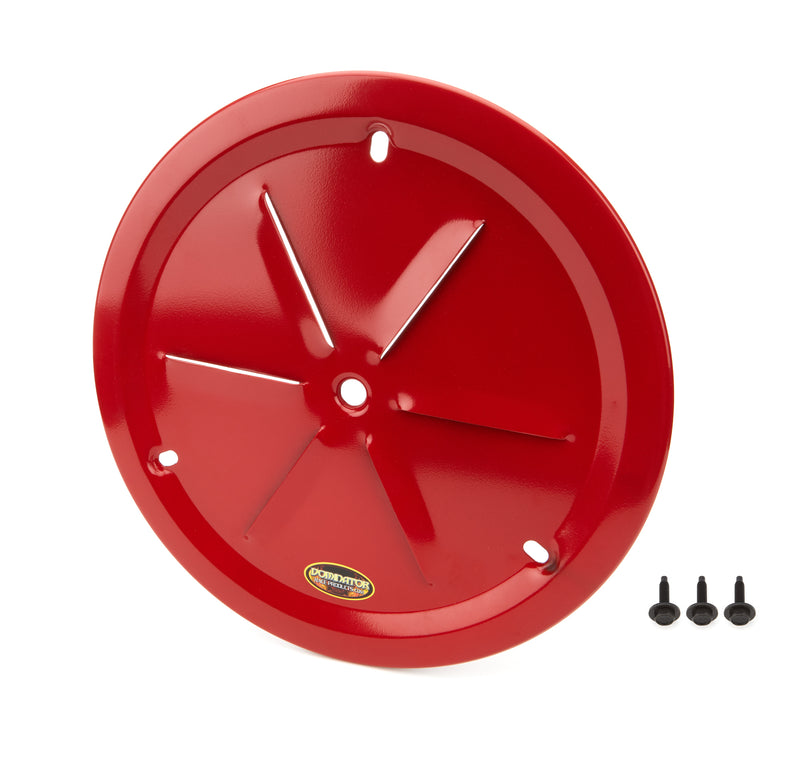 Dominator Race Products Wheel Cover Louver Vent Alum Bolt 15in Red