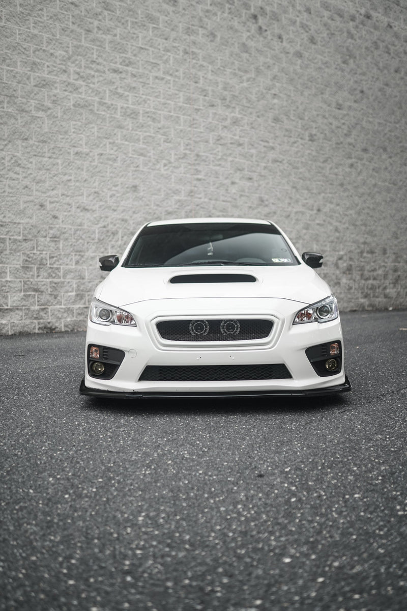 JDMuscle 15-17 WRX/STI Front Bumper Grille  | Paint Matched / Gloss Black CS Style