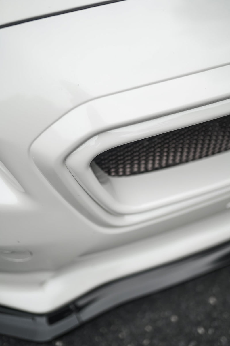 JDMuscle 15-17 WRX/STI Front Bumper Grille  | Paint Matched / Gloss Black CS Style