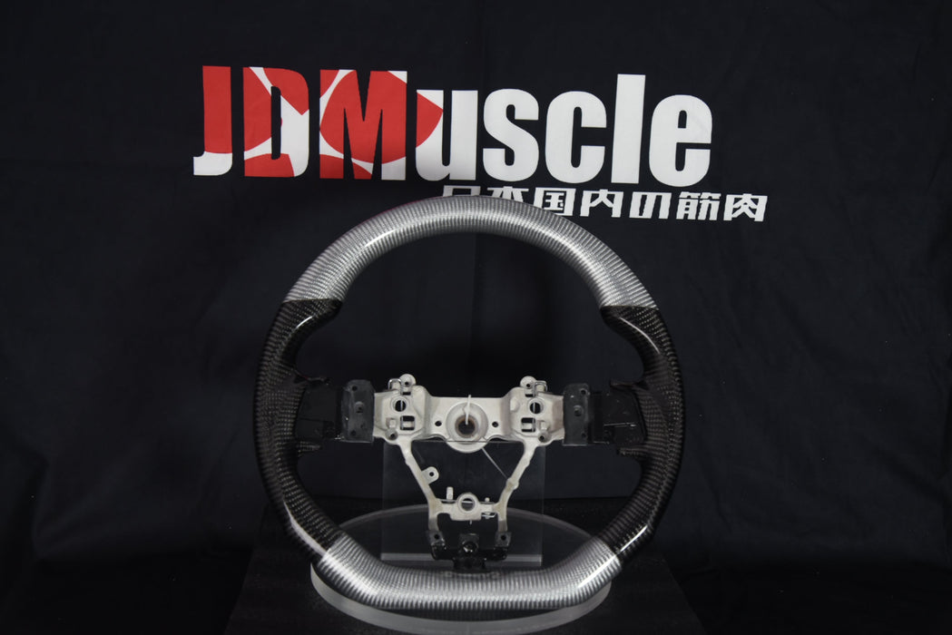 JDMuscle 15-21 WRX/STI Custom Carbon Fiber Steering Wheel