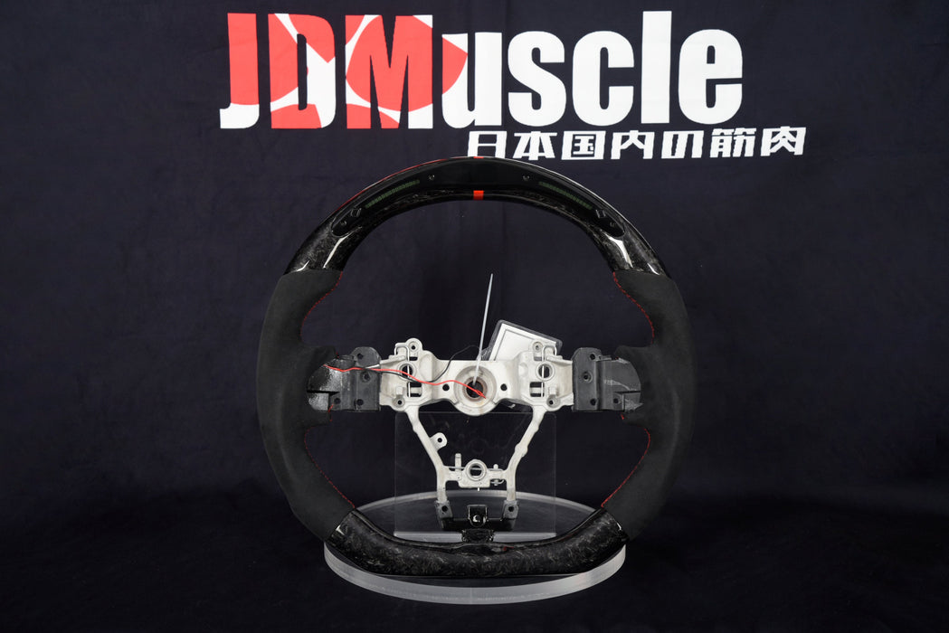 JDMuscle 15-21 WRX/STI Custom Carbon Fiber Steering Wheel