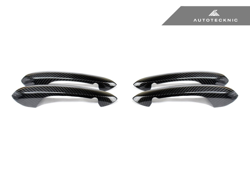 AutoTecknic Dry Carbon Door Handle Trim Set - G30 5-Series | G32 6-Series GT