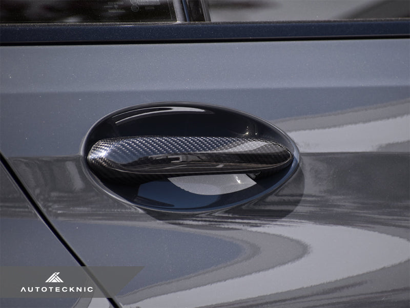 AutoTecknic Dry Carbon Door Handle Trim Set - G30 5-Series | G32 6-Series GT