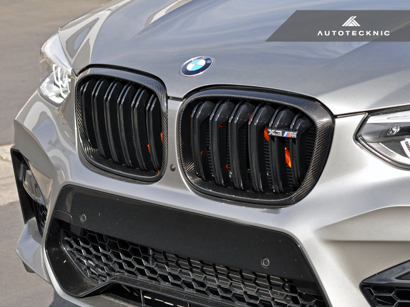 AutoTecknic Replacement Dry Carbon Grille Surround Set - F97 X3M | F98 X4M