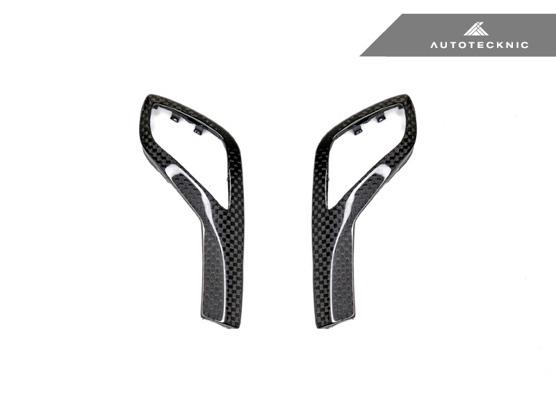 AutoTecknic Carbon Fiber Gear Selector Side Trims - G01 X3 LCI | G02 X4 LCI