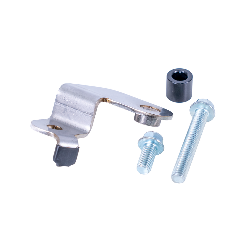TooHighPsi dipstick bracket with M6 hardware and spacer