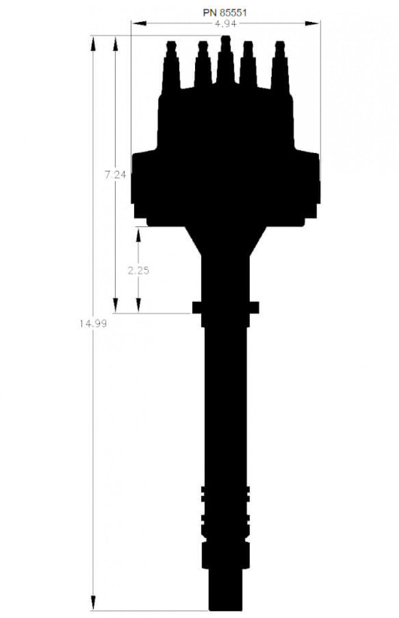 Chevy V8 Pro-Billet Distributor