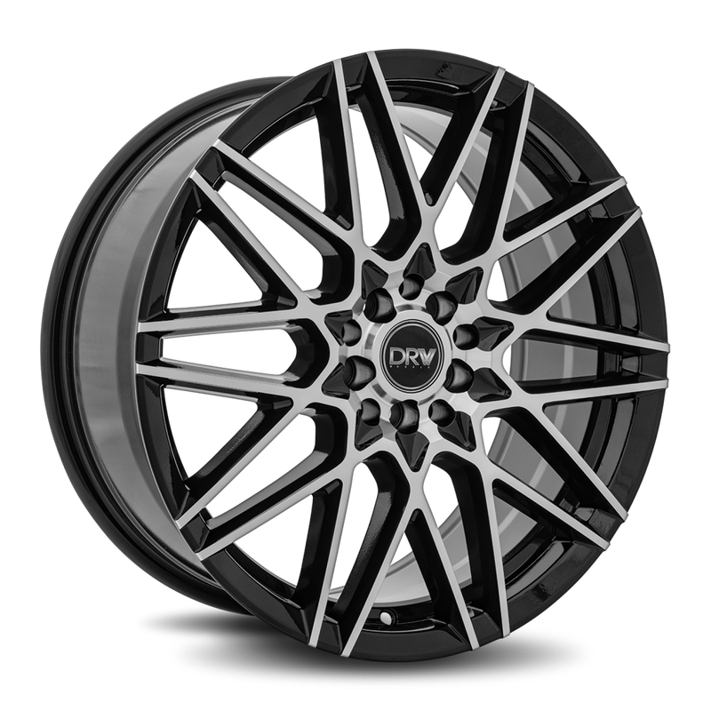 DRW Wheels D17 18x8 5x108/114.3 40 73.1 Gloss Black