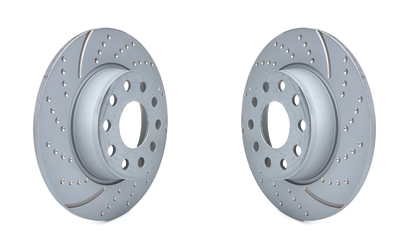 Brake Rotor Kit Turbo Rear Volkswagen Golf