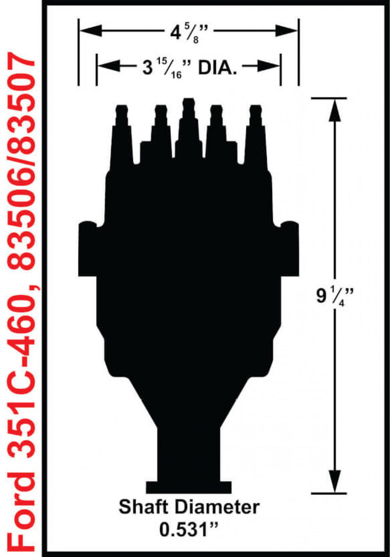 Ford 351C-460 Ready-to-Run Marine Distributor