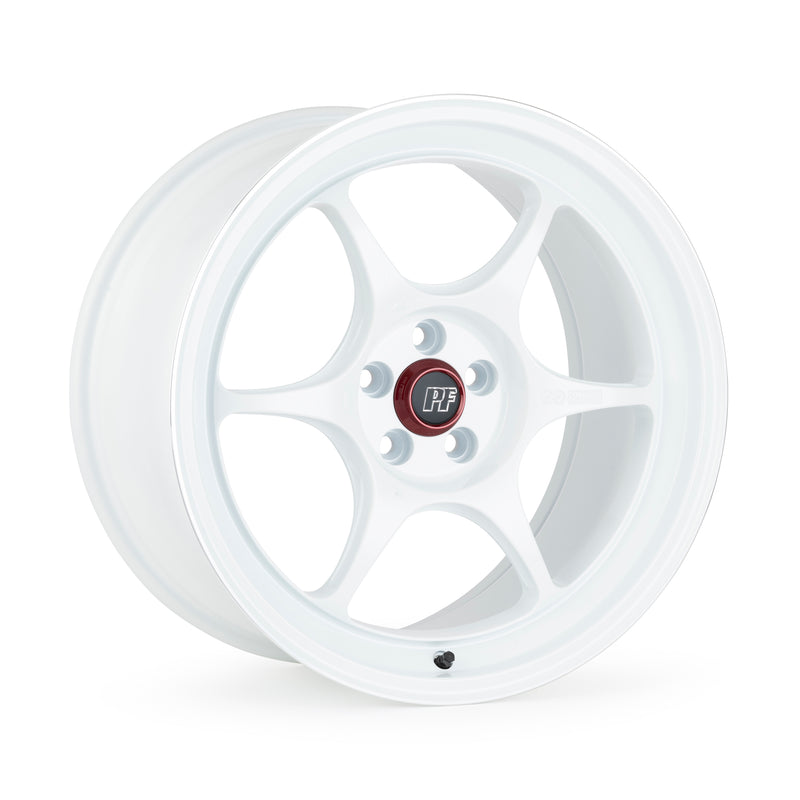 Enkei PF06- 15x8/ 4x100/ ET35/ 67 CB- White Machined *MOQ 40