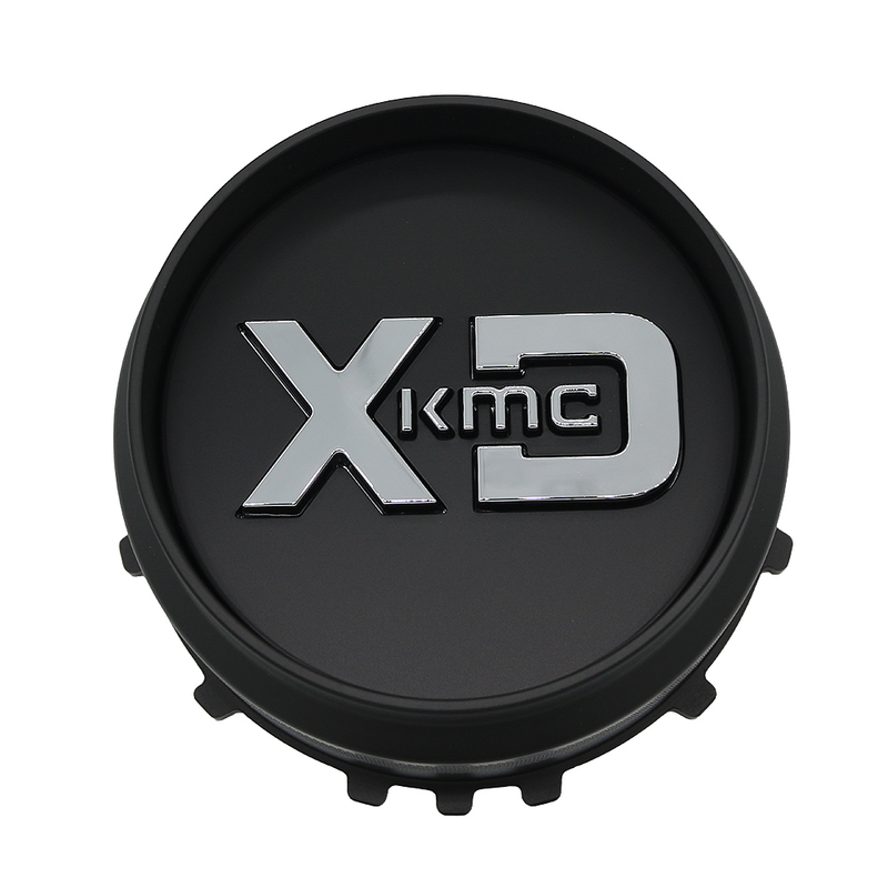 XDS FORGED 6X135 ALUM CTR PC S-BLK LOGO2