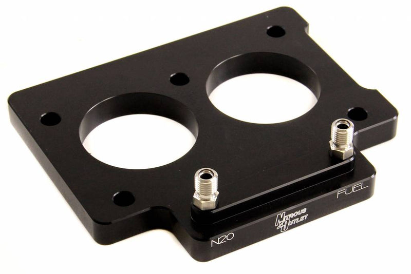 Nitrous Outlet GM 58mm LT1/TPI Plate System - Gas/E85 (5-55psi)(50-200HP)(12lb Bottle)