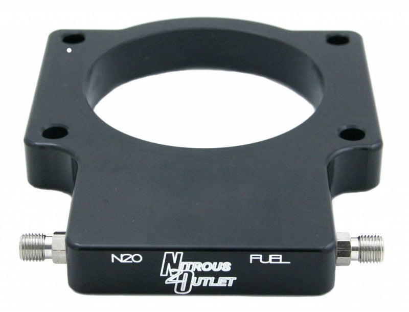 Nitrous Outlet GM 90mm Fast Intake 1997-2004 Corvette Hard-line Plate System - Gas/E85 (5-55psi)(50-200HP)(15lb Bottle)