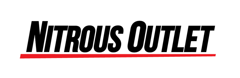 Nitrous Outlet Underline Sticker - 24"x4.5" (Black)
