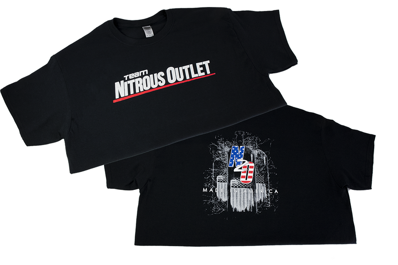 Nitrous Outlet Made in America T-Shirt - Black/XXXX-Large
