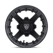 BATTLE UTV 12X7 FLAT BLACK -47MM