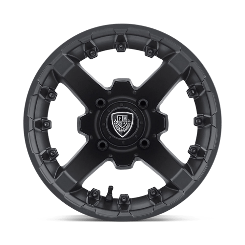 BATTLE UTV 12X7 FLAT BLACK -47MM