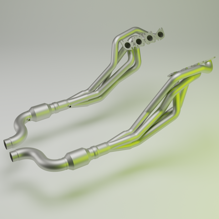 Ford Mustang GT500 ('20-'23) Equal Length Long Tube Headers and Connection Pipes