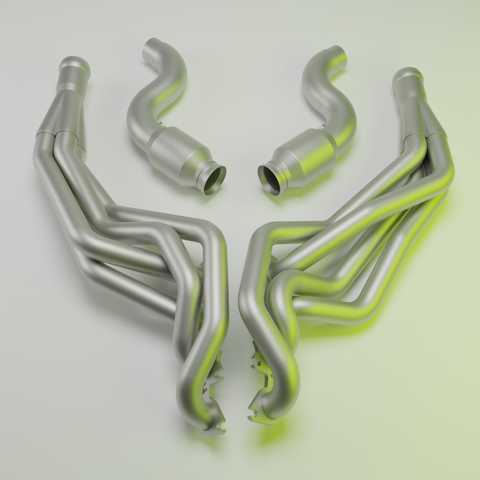 Ford Mustang GT500 ('20-'23) Equal Length Long Tube Headers and Connection Pipes